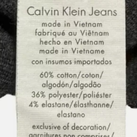 Women's Calvin Klein Dark Gray Stretchy Jeggings Pants - Picture 9 of 9